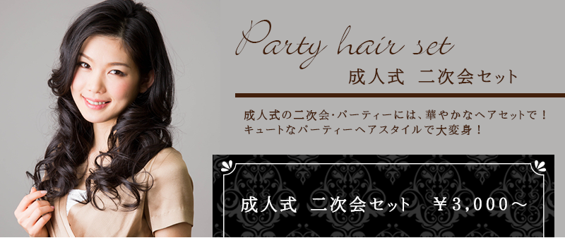 成人式二次会セット